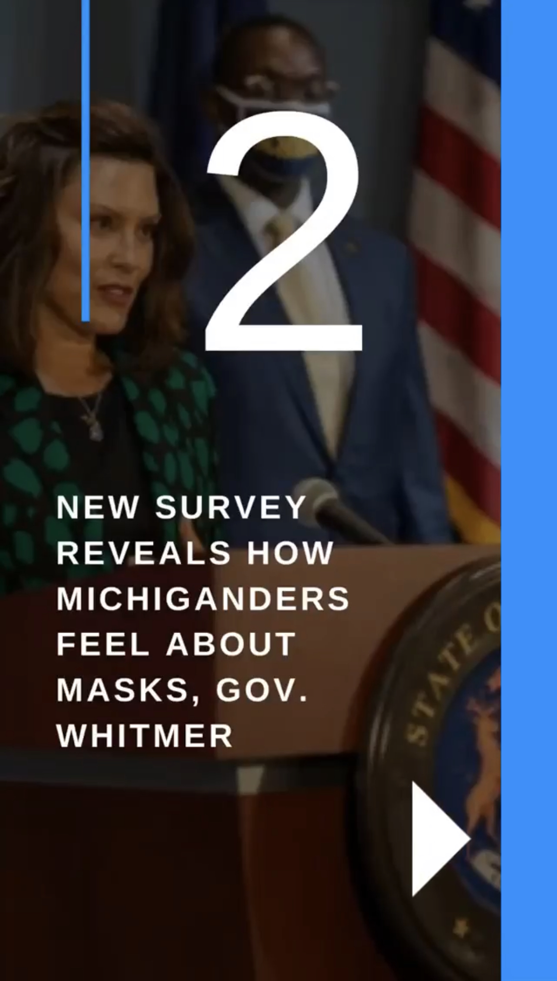 New survey reveals how Michiganders feel about masks, Gov. Whitmer